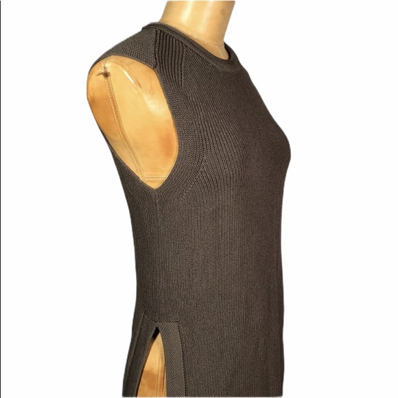 Aritzia Wilfred Palmier Sleeveless Brown Knit Top - Picture 5 of 8